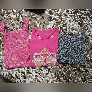 Girls 3pc Summer Top Bundle (XXL16)